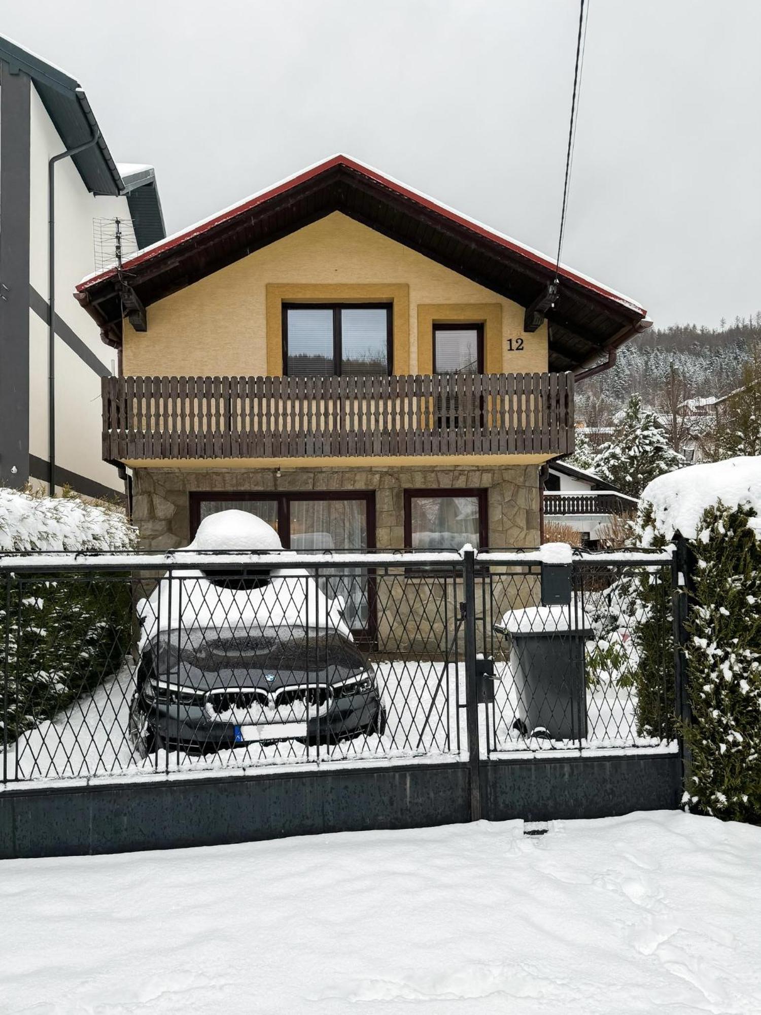 Dom Pod Skrzycznem Z Prywatnym Ogrodkiem Apartment ชเจอร์ค ภายนอก รูปภาพ